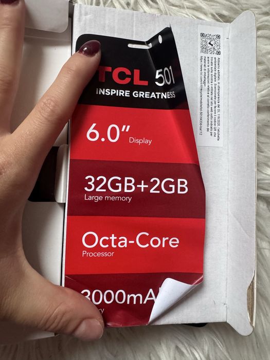 Telefon TCL 501 nou nouț!!!