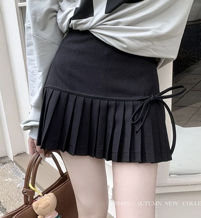 Юбка в корейском стиле с защитными шортиками