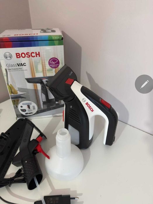 Aspirator de curatat geamuri, Bosch GlassVAC, 3.6V, Li-Ion