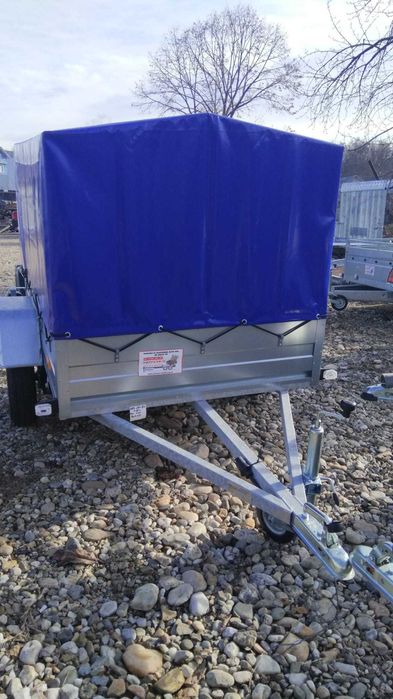 Remorca cu prelata RYDWAN robusta, sasiu sudat