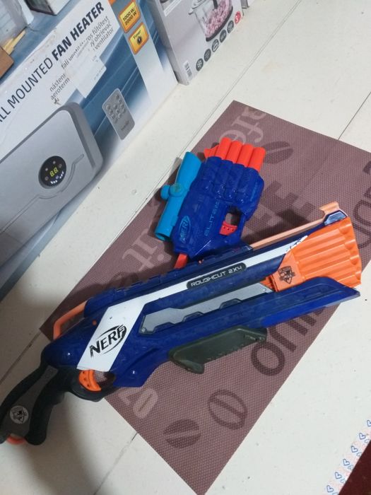 Pusca si Pistol Nerf Elite