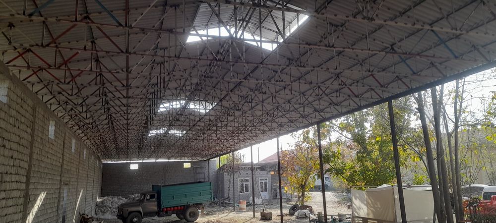 Контейнер профилидан, угольникдан том ёпиш хизмати.