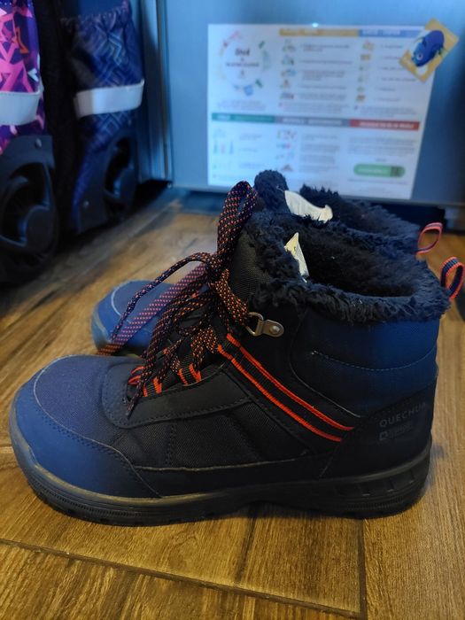 Ghete baieti 36 QUECHUA Decathlon / Ghete iarna imblanite impermeabile