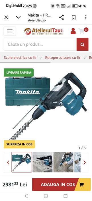 Makita hr 4013c Rotopercutoar picamer sds-max