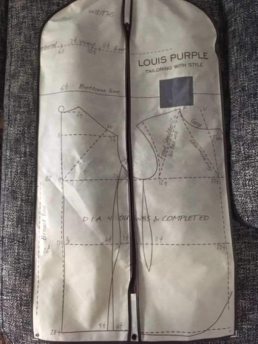 Costum Louis Purple, marime 48