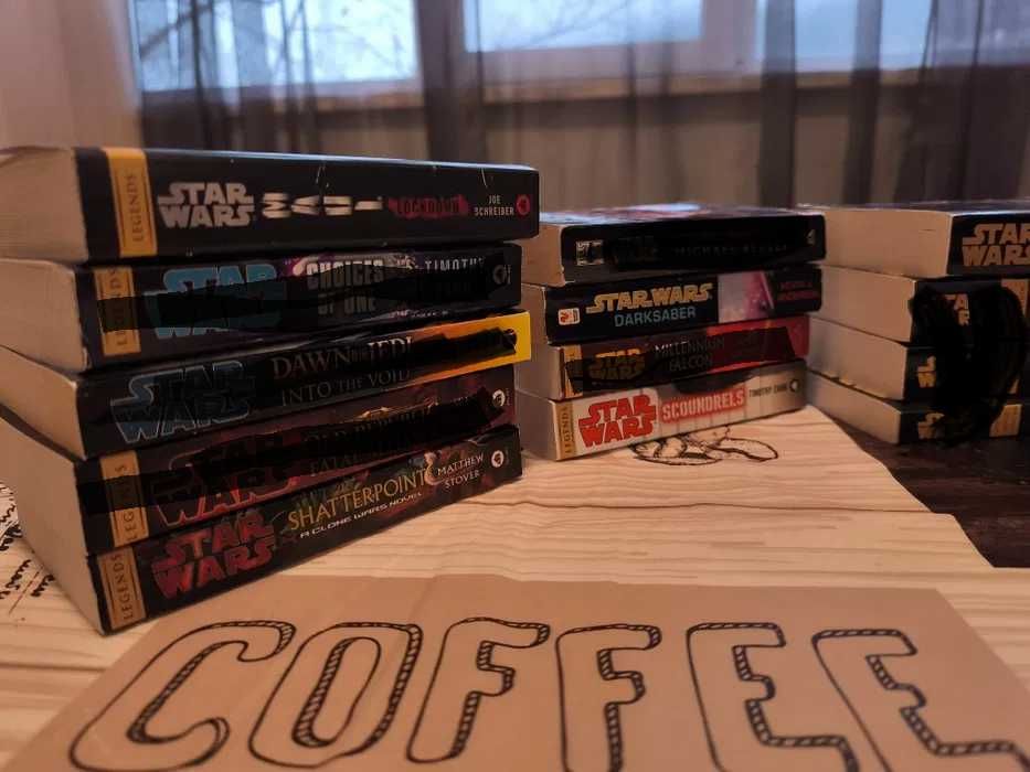 Книги на английски; Star Wars; Jedi; The Force; Dark Side; Thrawn;