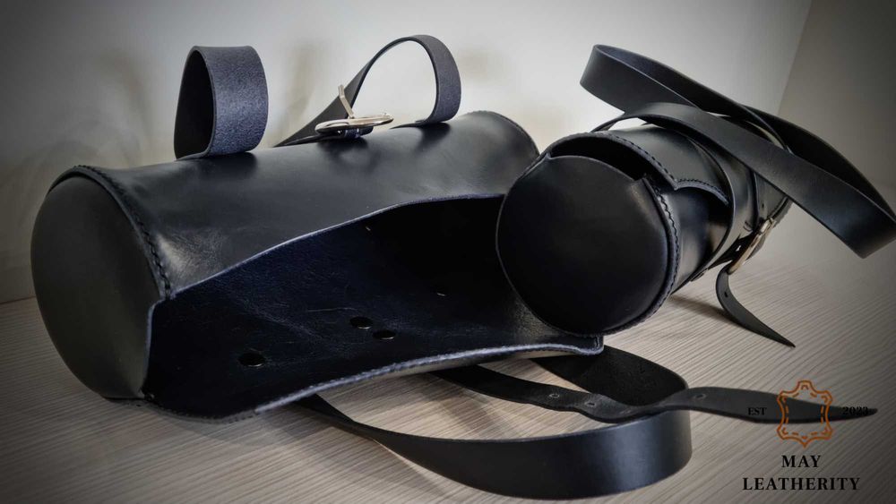 Geantă instrumente din piele naturală