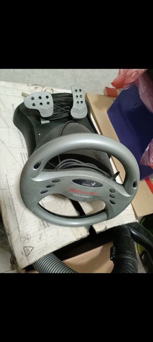 Подставка genius speed wheel с педалями
