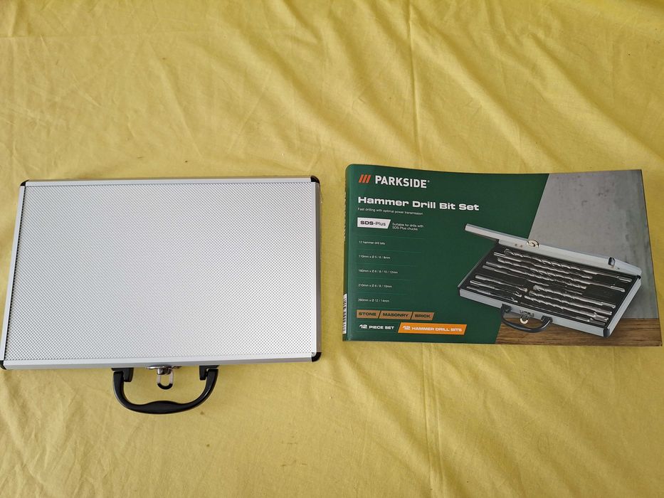 Trusa set burghie pentru ciocan rotopercutor SDS, buc = 12