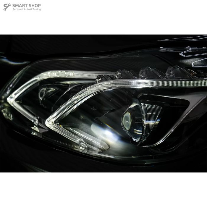 Faruri LED Mercedes E-Class W212 Facelift (2013-2016) cu Xenon