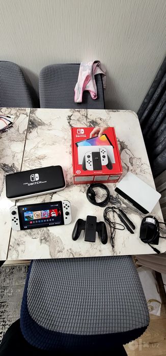 Nintendo Switch Oled прошитый и с играми (microSD 256 gb)