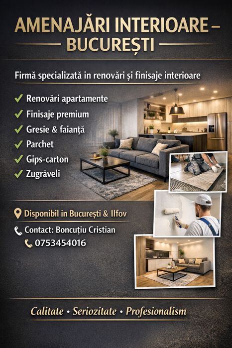 Lucrari / Amenajari interioare