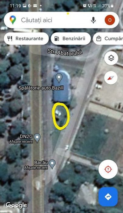 Teren Calea Moinesti  Dedeman - Parc Auto - Publicitate Stradala