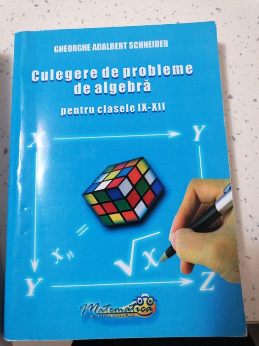 3 Culegeri pentru bacalaureat de algebra, limba romana și probleme de