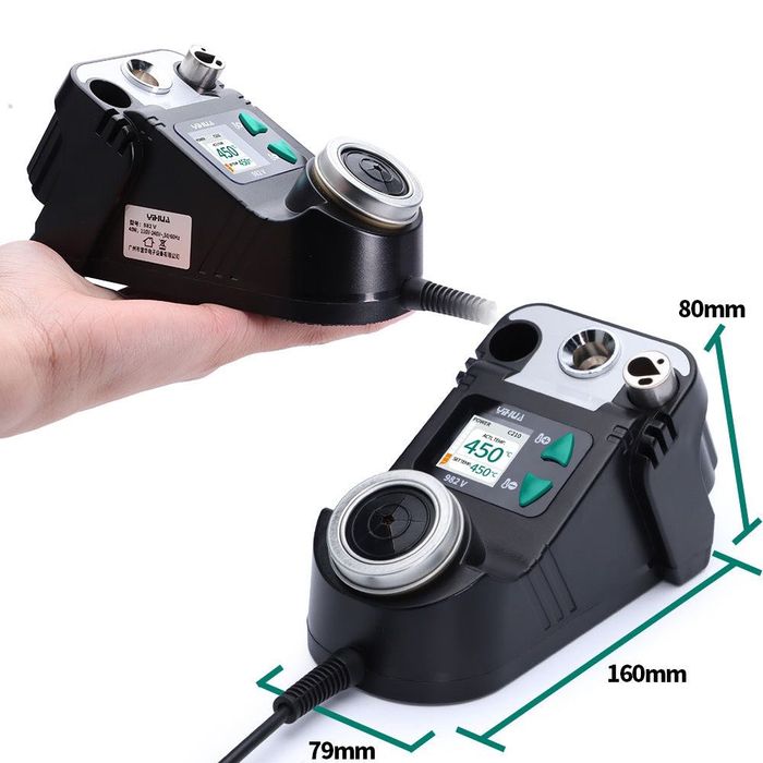 Statie de lipit YIHUA 982 V compatibila cu varfuri JBC C210