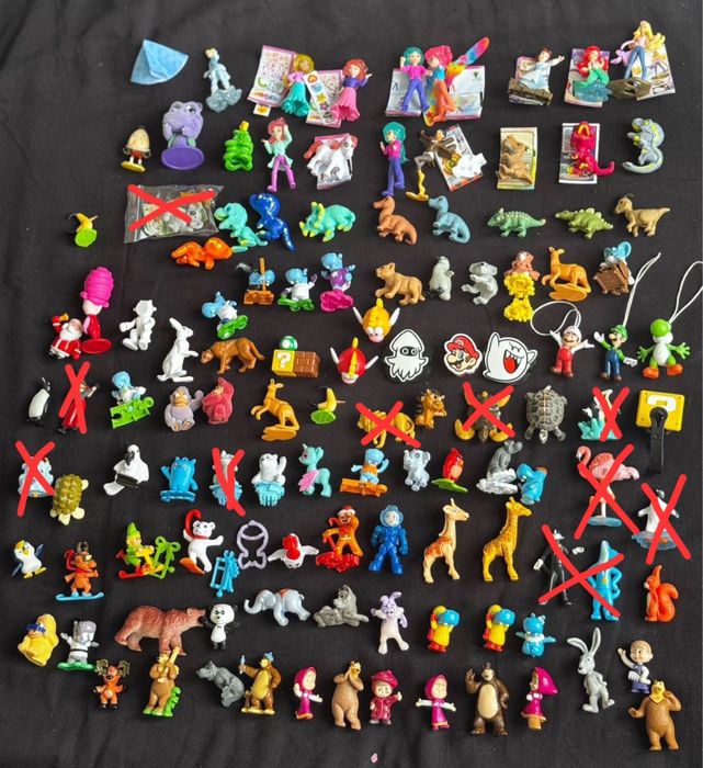 Лот разных киндер фигурок