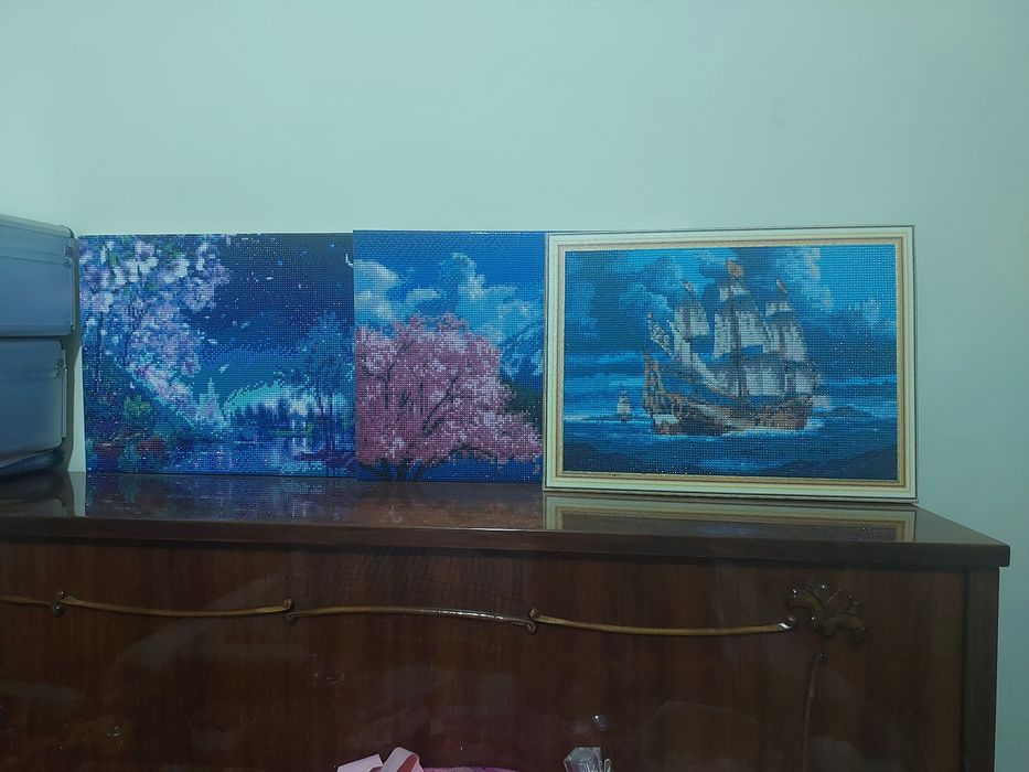 Продам алмазные картины, ручная работа