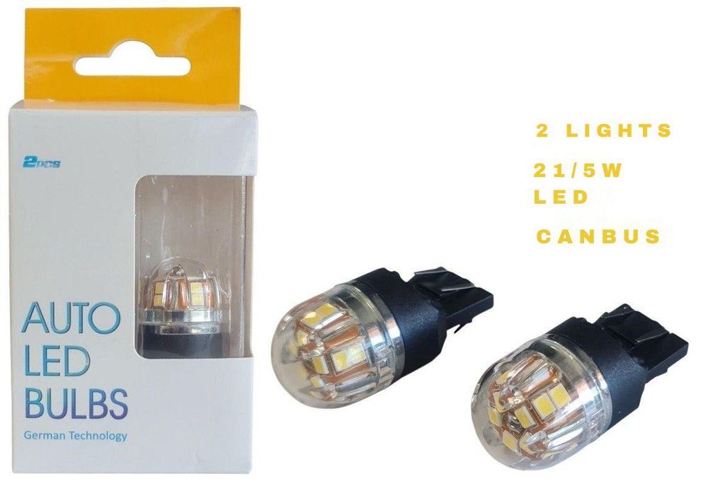 Крушки Лед 2 бр. T20 WY21/5W 12/24V