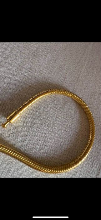 Bratara aur14k  tip pandora 18 cm plata cont