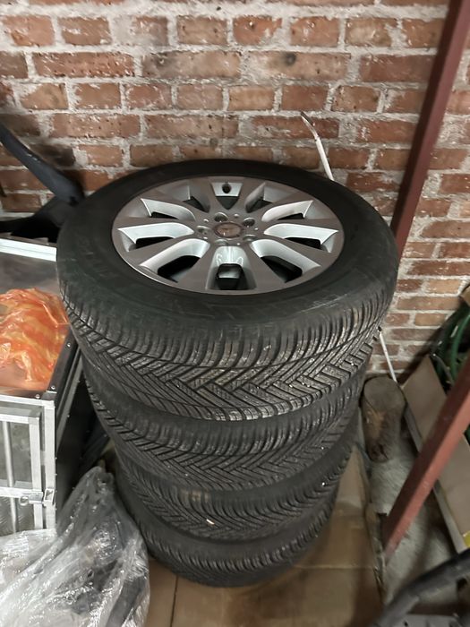 4Бр Оригинални джанти Mercedes 5x112+4бр Гуми Hankook Kinergy255/55/18