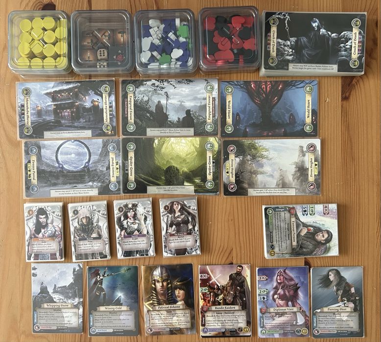 Boardgame Shadows of Killforth - complete collection
