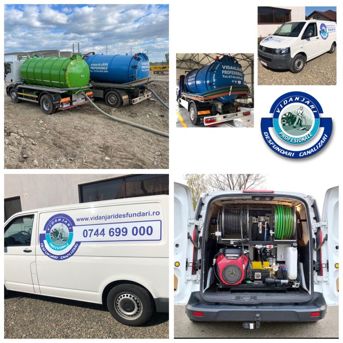 Vidanjare Bacau,desfundare canalizare bacau