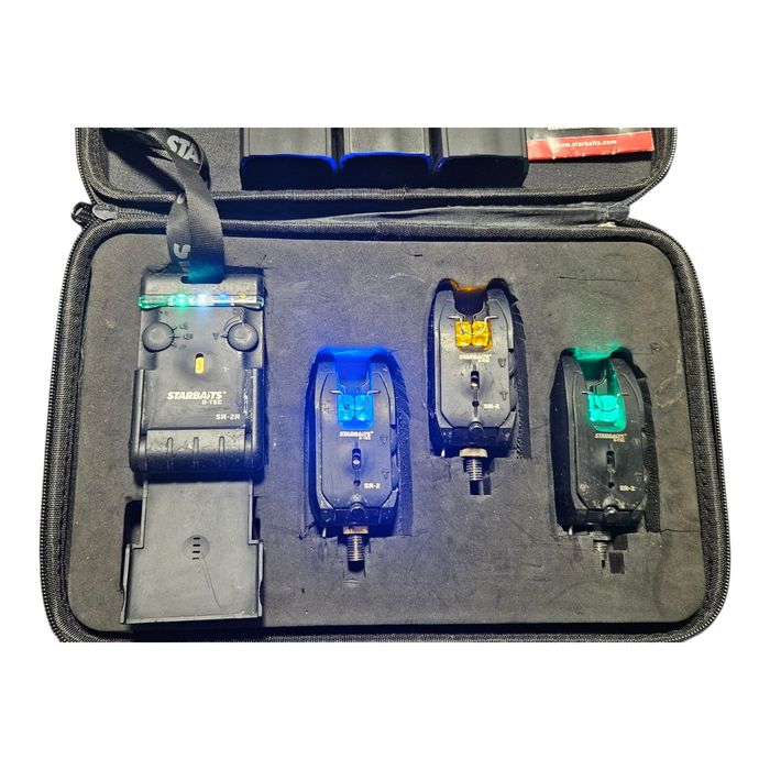 Продавам шаранджийски сигнализатори Starbaits D-Tec E 3+1