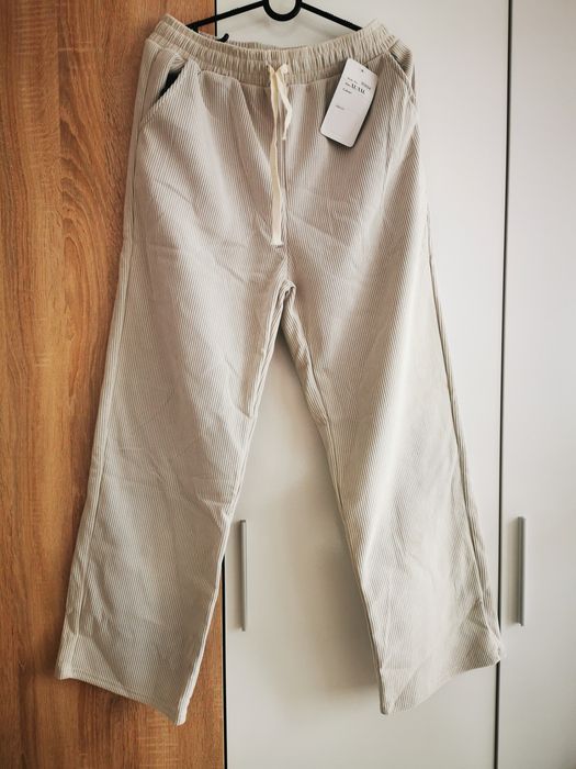 Дамски широк джинсов панталон- три цвята