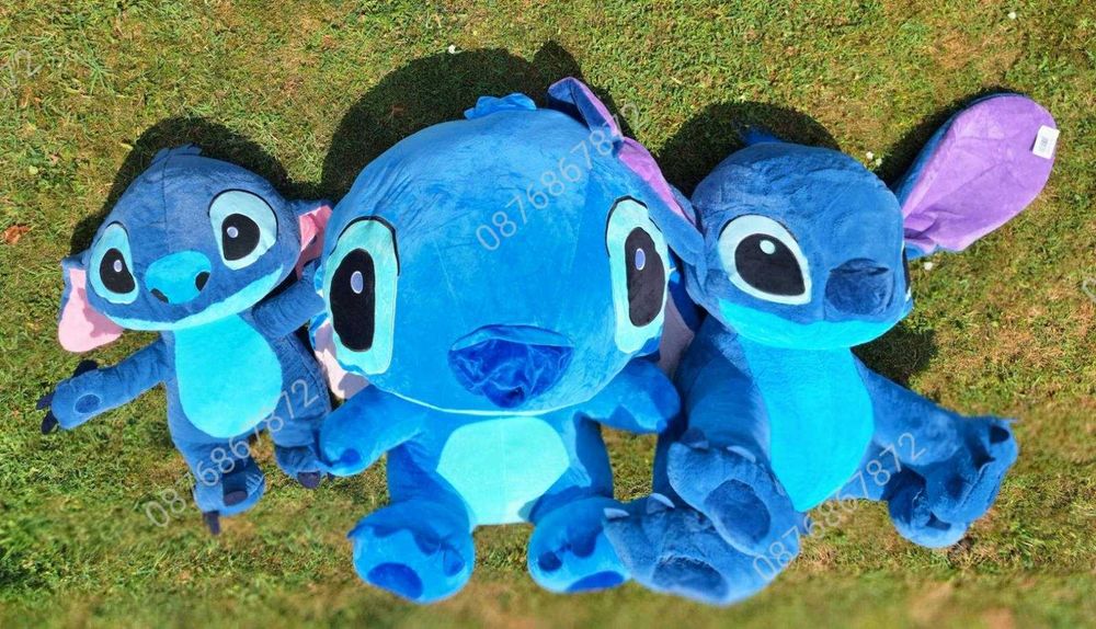 Голям плюшен СТИЧ , голяма плюшена играчка Лило и Стич 100см Stitch