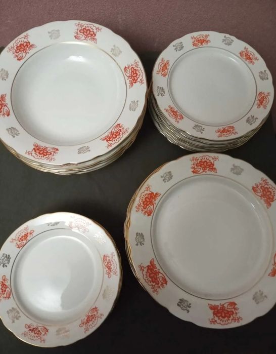 Тарелки из фарфора СССР