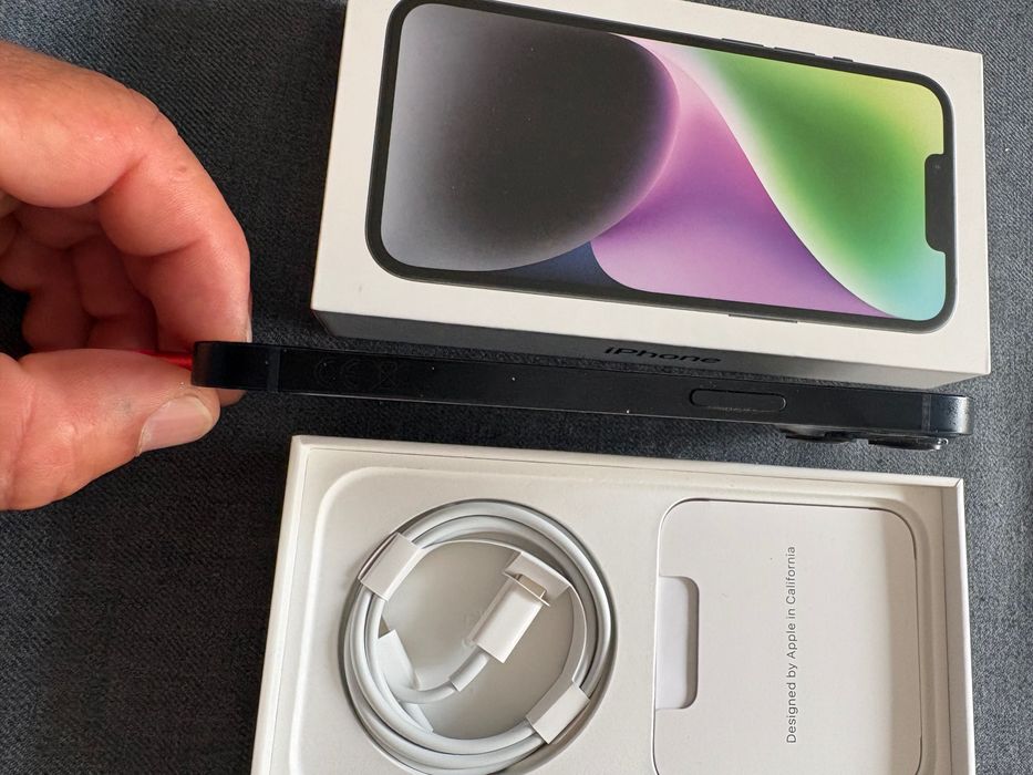 Iphone 14 128gb жълт/черен