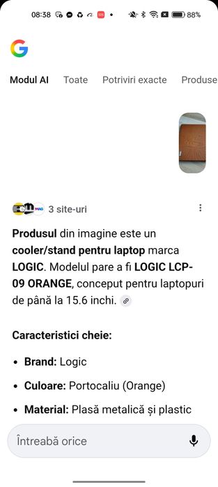 Cooler laptop Logic și boxe laptop Akytaa
