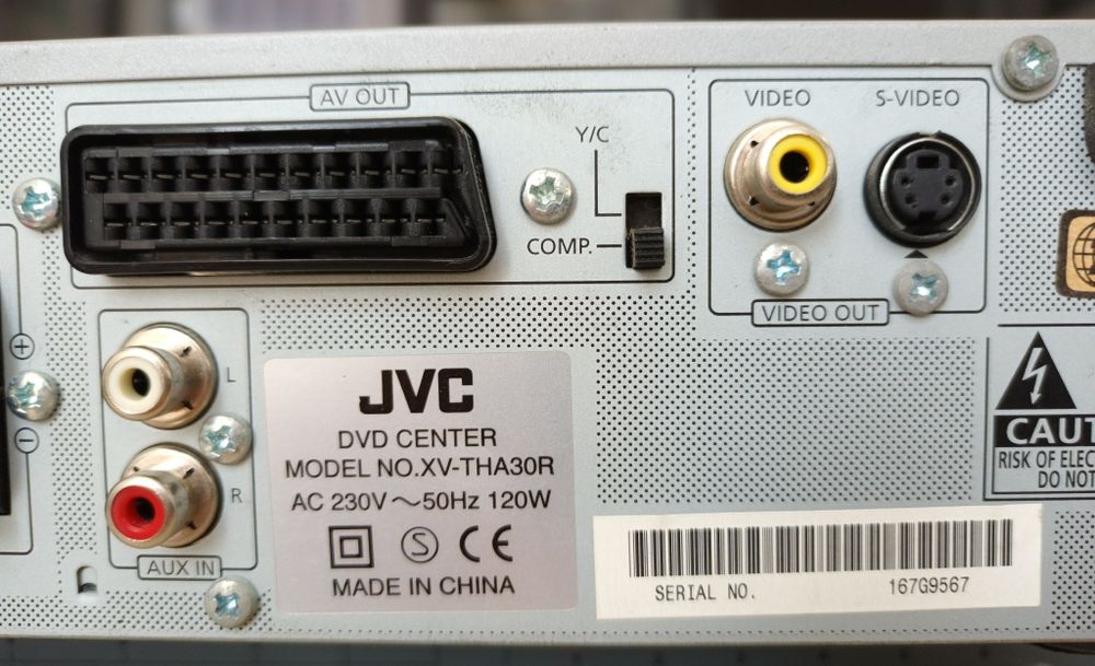 Dvd Center Jvc XV-THA30R