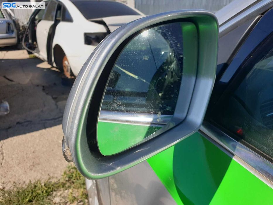 Oglinda Stanga Electrica Fara Pliere Rabatare si Incalzire Skoda Superb 2 2008 - 2015 Culoare 8E8E LA7W [C4189]