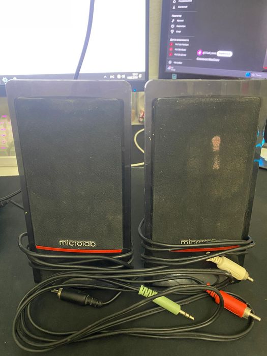 Колонки Microlab M-700 2.1, мощный бас