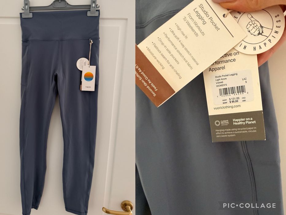 Lululemon клин, суичър, чанта; Vuori, DKNY клинове