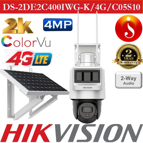 Hikvision PT 4G Quyosh panelli kamera | камера видеонаблюдения