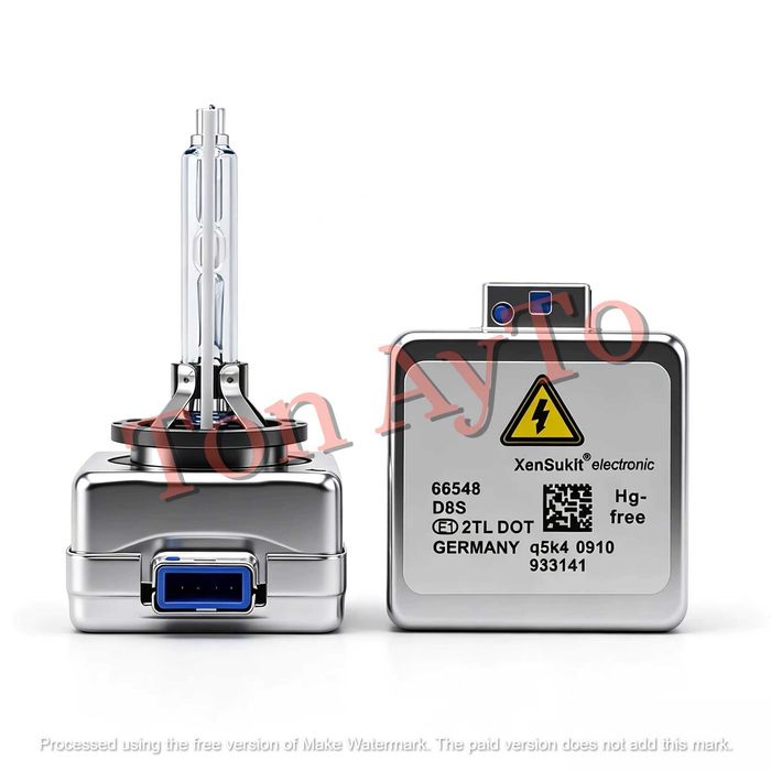 Ксенонова крушка D8S 25W 6000К Xenon HID Подсилени +200% Комплект Audi BMW Mercedes VW Tesla Porsche