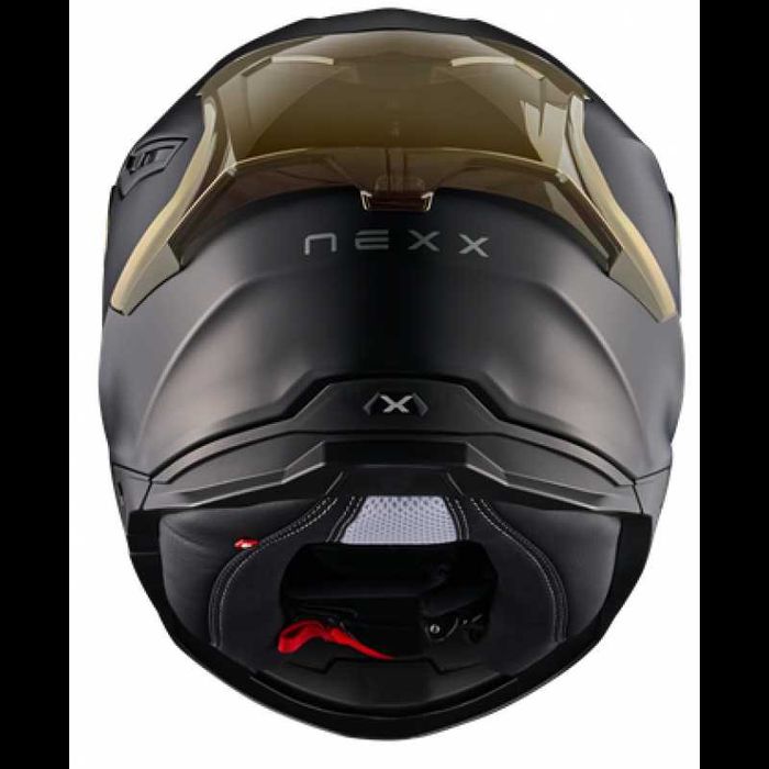 Каска NEXX Y100R SUBSONIC Black Gold Matt размер 2XL