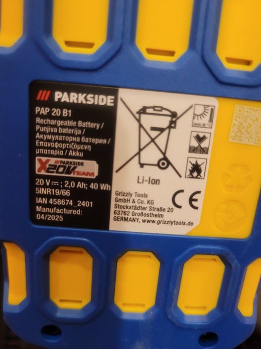 Винтоверт Parkside PABS 20-LI G8