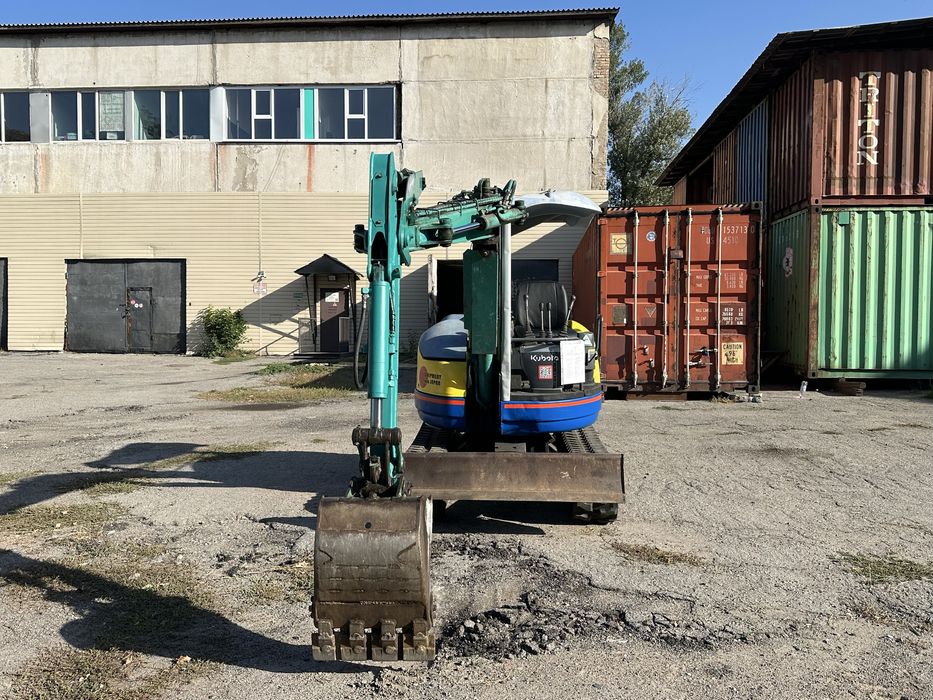 Мини экскаватор KUBOTA из Японии.