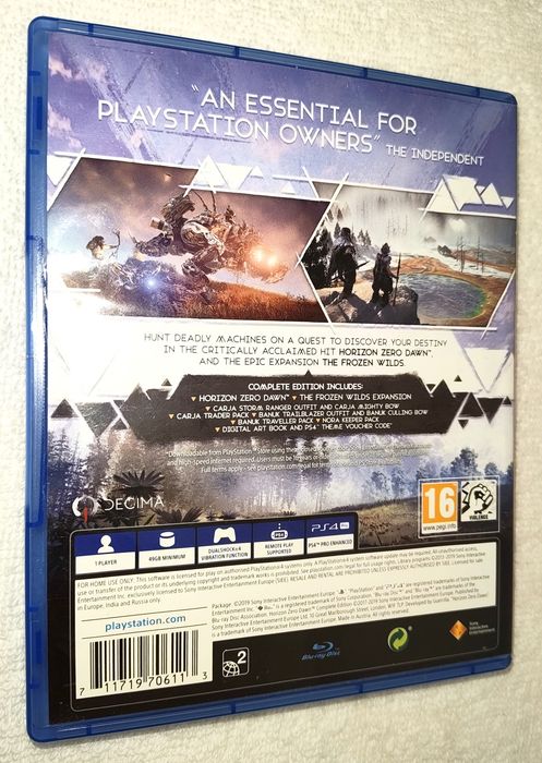 Horizon Zero Dawn  PS4 Playstation 4