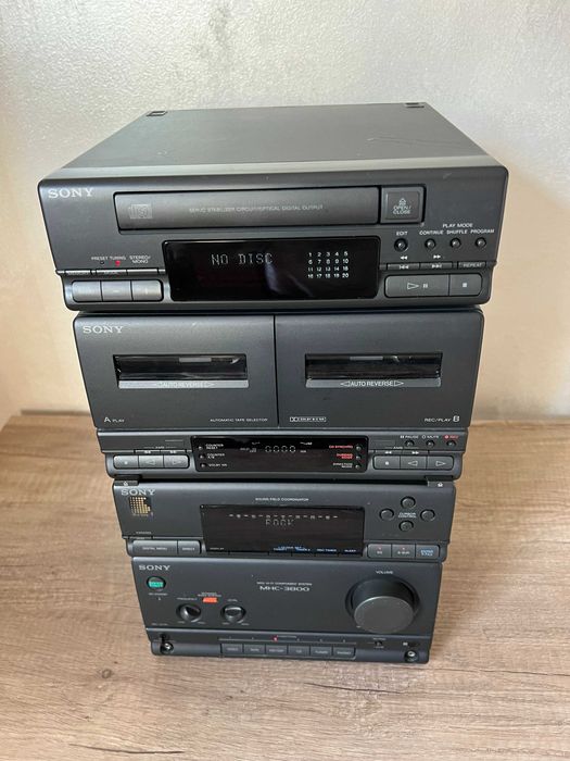 Sony MHC 3800 amplificator, tuner, CD, casete deck,  combina