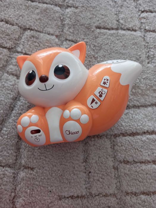 Прожектор  музикална лисичка детска нощна лампа