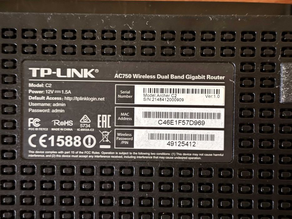 Router TP-Link AC750 C2