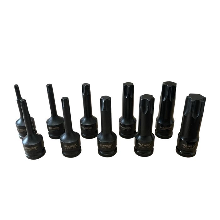 Комплект Ударни БИТОВЕ 1/2 – ТОРКС 10 ЧАСТИ HAWEK , HW-2051