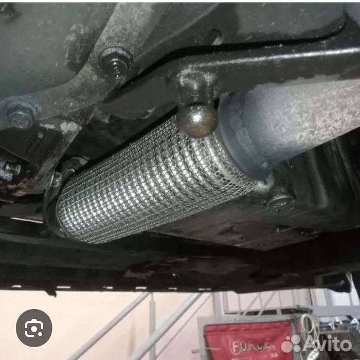 Замена гофры глушителя