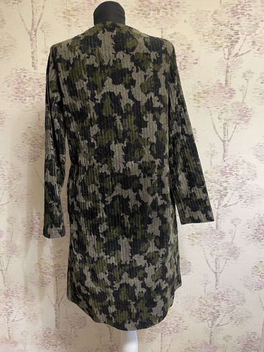 Trench dama elegant/catifea raiata Dukkanistan marimea M