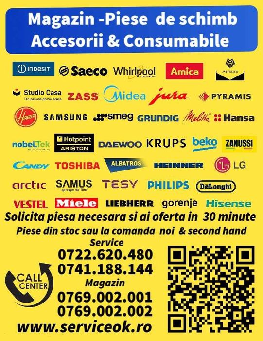 Reparatii  Masini de spalat Automate -Frigidere /Tulcea