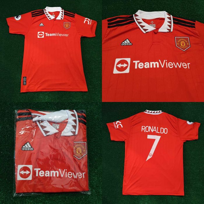 Мъжка футболна фланелка тениска Манчестър Юнайтед Роналдо 7